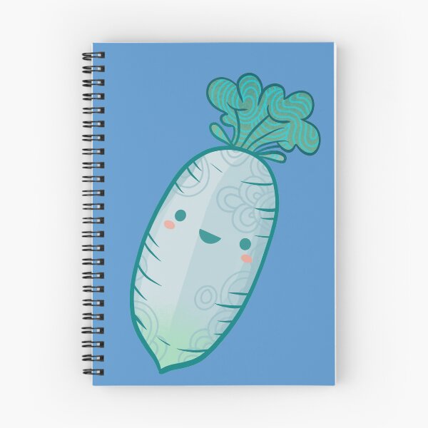 Item preview, Cute Smiling Daikon Radish designed and sold by GalaxyChicken.