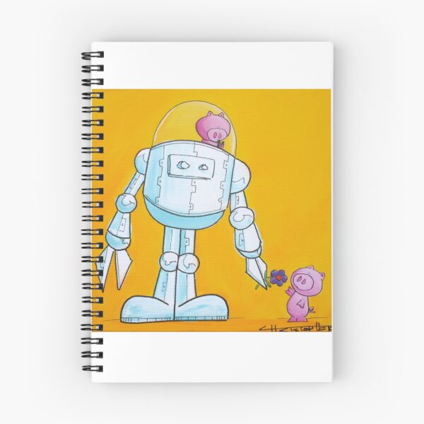 Item preview, Splatter Robot Pig designed and sold by SplatterBubble.