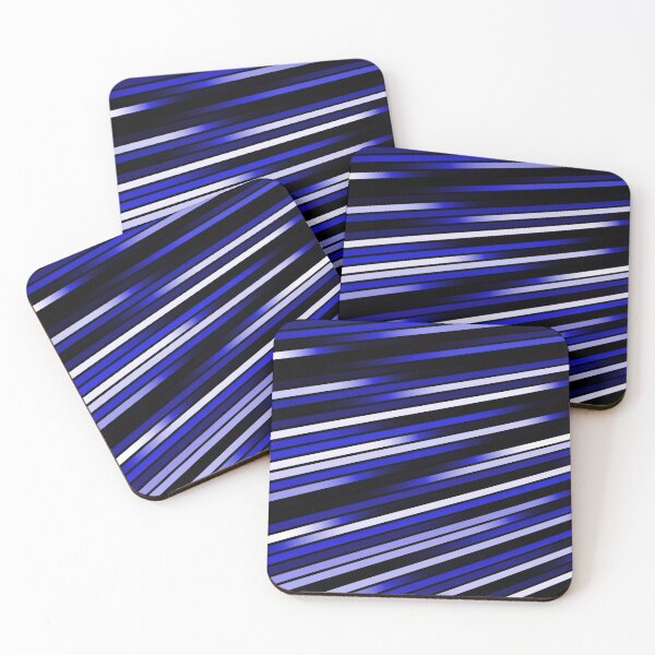 Item preview, Blue stripes moving from left to right in a diagonal line designed and sold by Graphics By Craig.