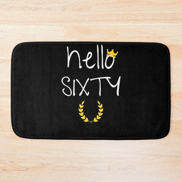 Item preview, HELLO Sixty 60th Birthday Gift Sixty Brother Sister Gift Idea  designed and sold by arteesy.