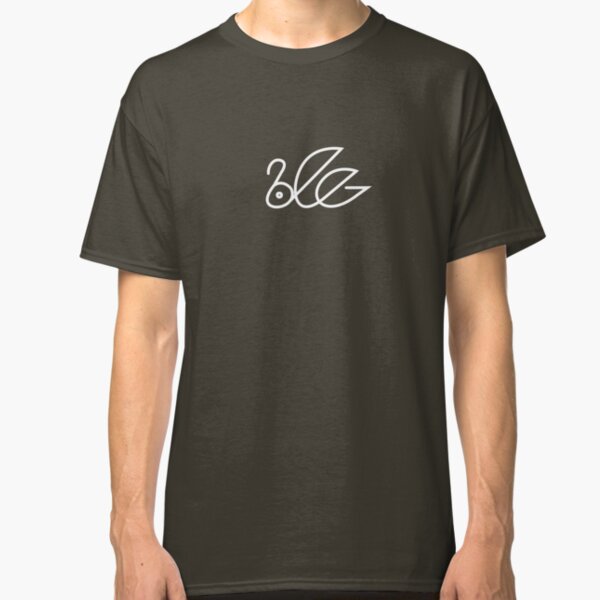 Bee Minimalist Text Art Typography Classic T-Shirt