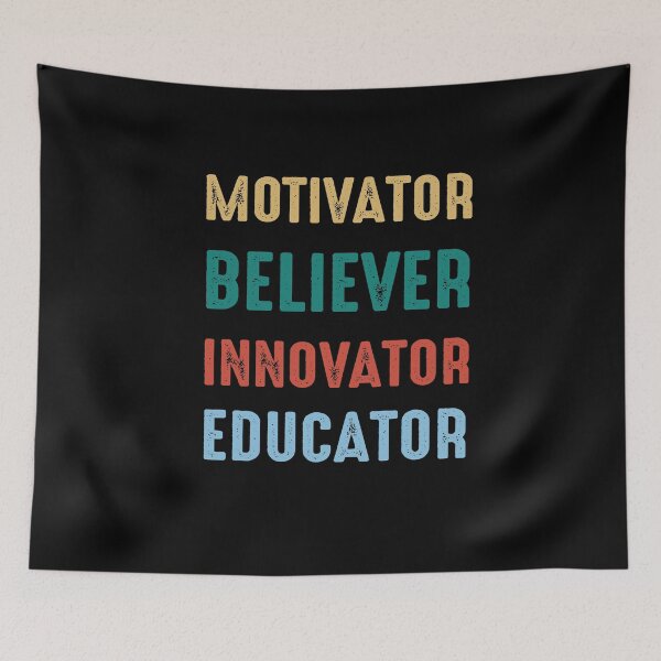 Item preview, Funny Motivator Believer Innovator Educator Men Women Gift designed and sold by NSTeeDesign.