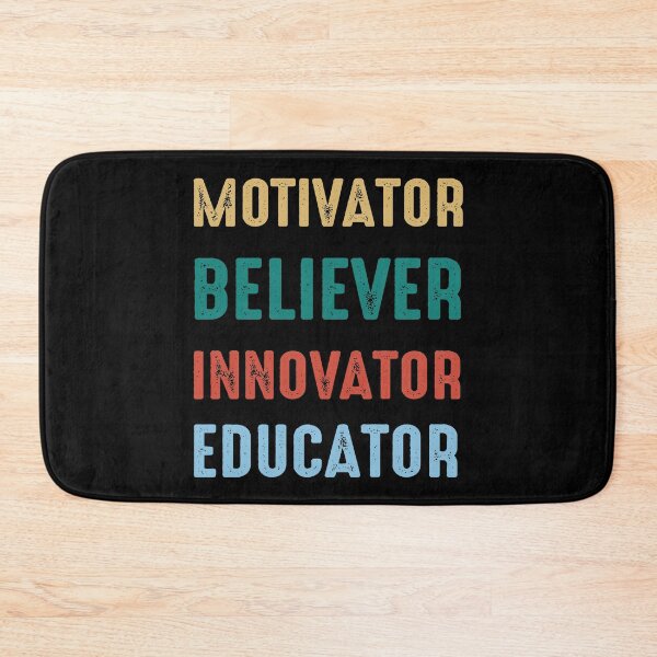 Item preview, Funny Motivator Believer Innovator Educator Men Women Gift designed and sold by NSTeeDesign.
