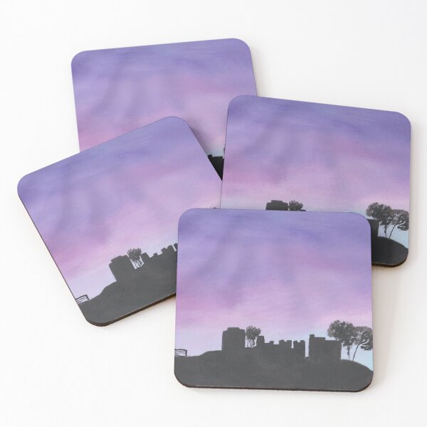 Item preview, Castle Silhouette at sunset designed and sold by HettyART.