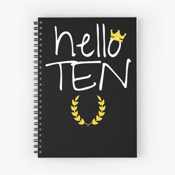 Item preview,  HELLO TEN 10th Birthday Gift Ten Brother Sister Gift Idea  designed and sold by arteesy.