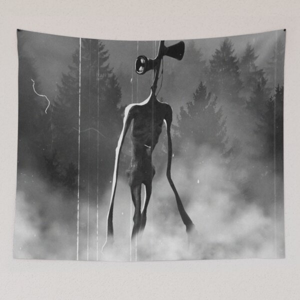 Item preview, Siren head night forest backpack  designed and sold by Nishad4.