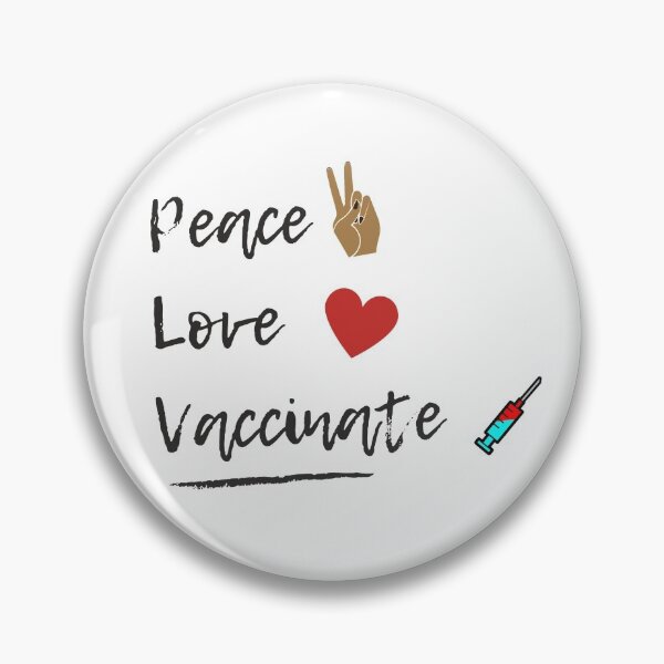 Item preview, Peace, Love, Vaccinate designed and sold by yovannatorres.
