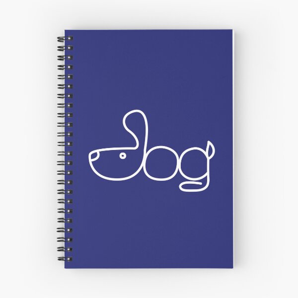 Item preview, Dog Minimalist Text Art Typography designed and sold by zachsymartsy.