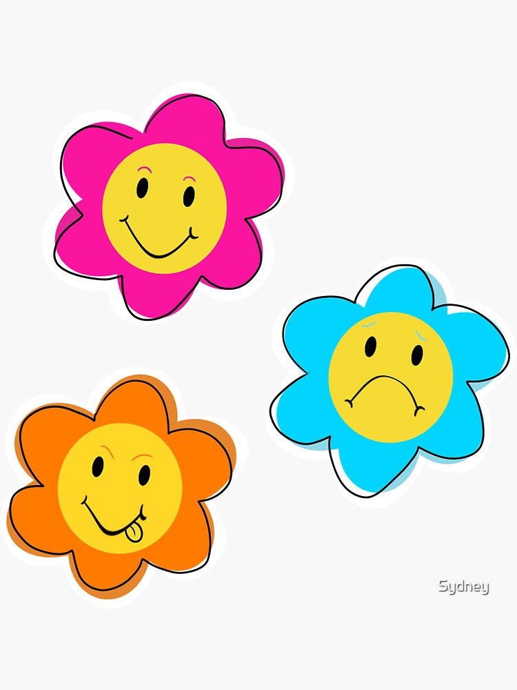 "Indie Flower Sticker Pack" Sticker for Sale by syrhoda Redbubble