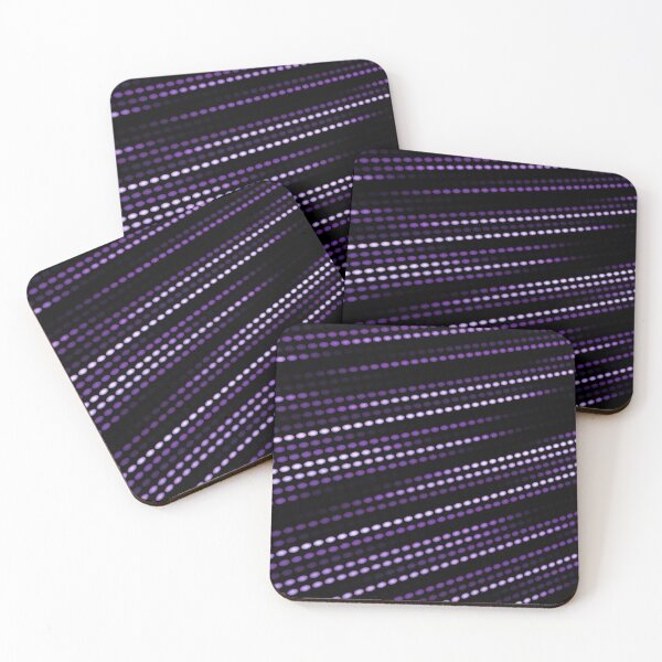 Item preview, Purple dots moving from left to right in a dot matrix style designed and sold by Graphics By Craig.