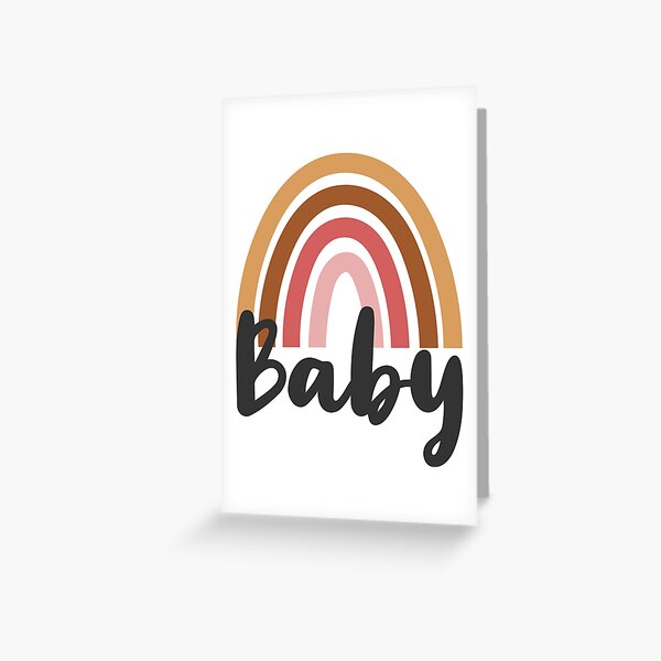 Tarjetas De Felicitacion Beb C3 Arcoiris Redbubble