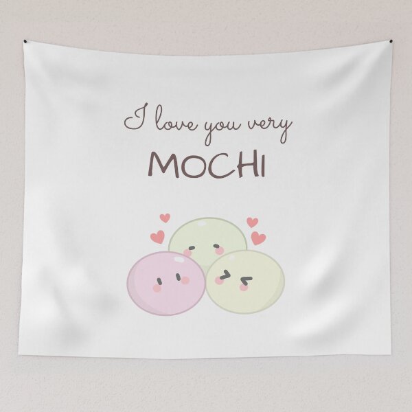 Item preview, I love you very mochi designed and sold by Quineveer Alice.