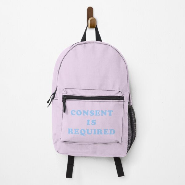 Item preview, "Consent Is Required" Light Blue Cooper Text designed and sold by courtneytrouble.