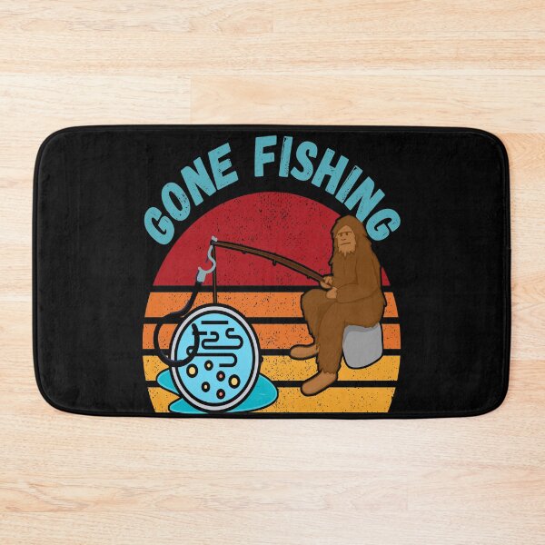 Item preview, MEDICAL LAB SCIENTIST TECH RETRO BIG FOOT GONE FISHING FUNNY MICROBIOLOGY  designed and sold by Hippiesole.