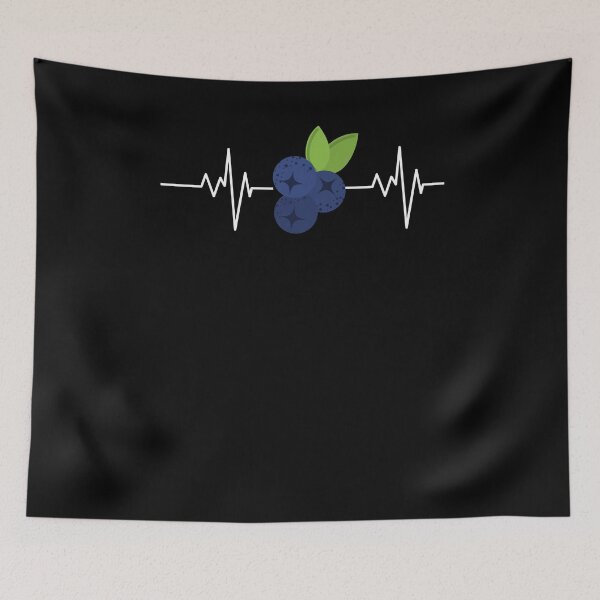 Item preview, Strawberry Heartbeat Funny Blueberry Gift Blueberry Lover Gift Idea designed and sold by arteesy.