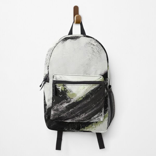 Item preview, Abstract lines of space and time black, white and green designed and sold by Marilena Strambu.