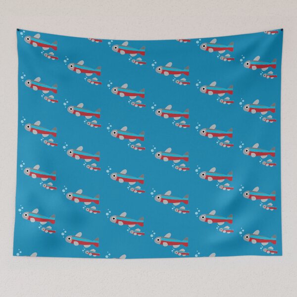 Item preview, Neon Tetra Freshwater Fish designed and sold by MinimalTag.