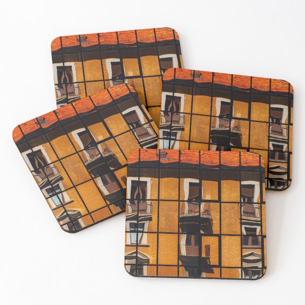 Item preview, Surrealist, mosaic mirrored reflection on a buidling facade designed and sold by Michael Brewer.