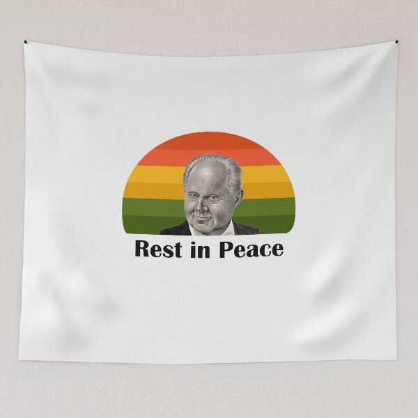 Item preview, rest in peace rush limbaugh designed and sold by GalaxyStoreDZ.