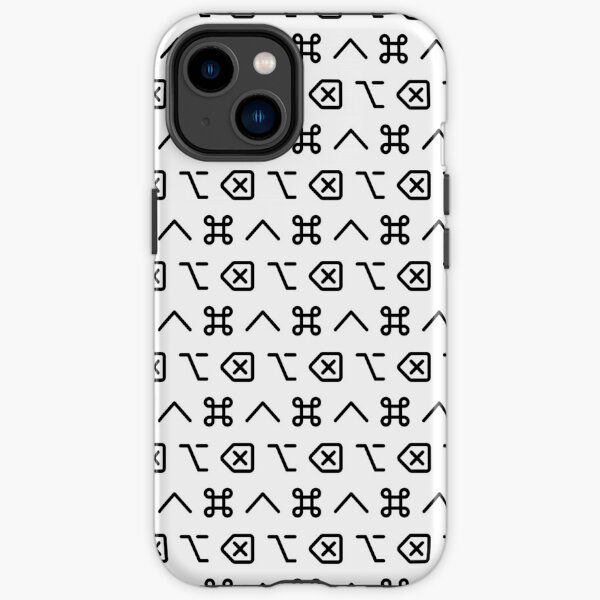 Macbook keyboard icons iPhone Tough Case