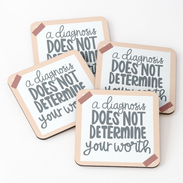 Item preview, A diagnosis does not determine your worth designed and sold by laneyebrown.