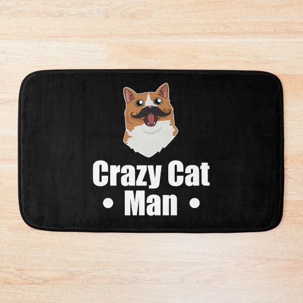 Item preview, Crazy Cat Man For Men Who Love Kitties designed and sold by CarterFunTees.