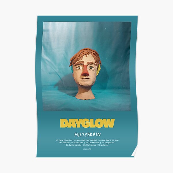 Dayglow - Fuzzybrain (2018) Music Album Cover Poster Poster