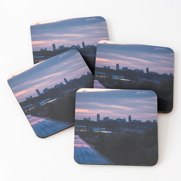 Item preview, Snowy Austin Sunrise (Texas Snowstorm) designed and sold by jonesing.
