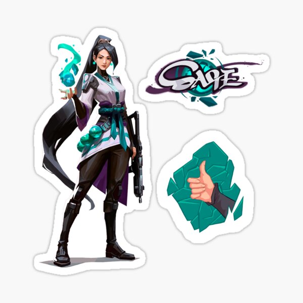 Sage - Pack de vaporisateurs Valorant Sticker
