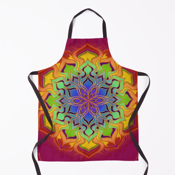 Item preview, Rainbow Mandala designed and sold by LadyKimono.