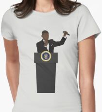 OBAMA OUT Women's Fitted T-Shirt