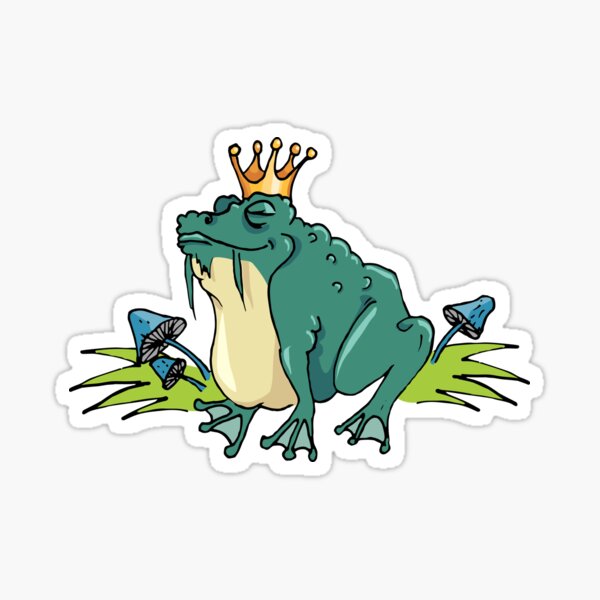 Mighty toad Sticker
