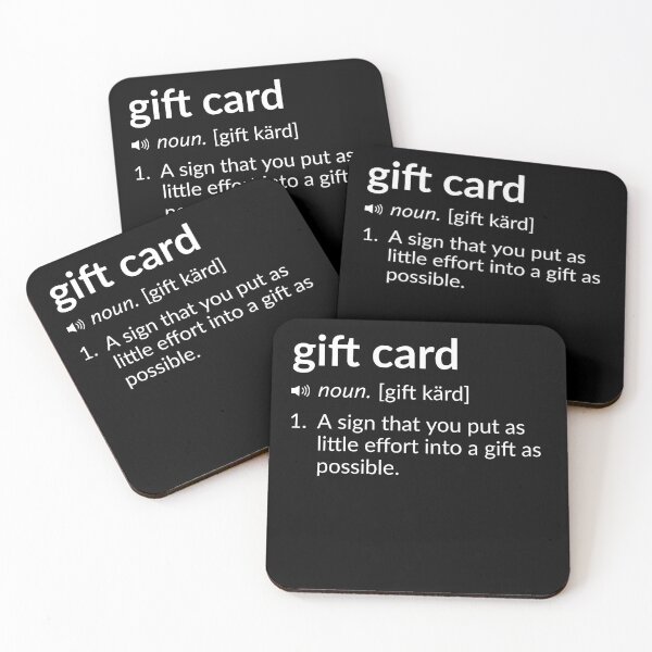 Item preview, Funny Definition: Gift Card designed and sold by T-ShirtGuy.