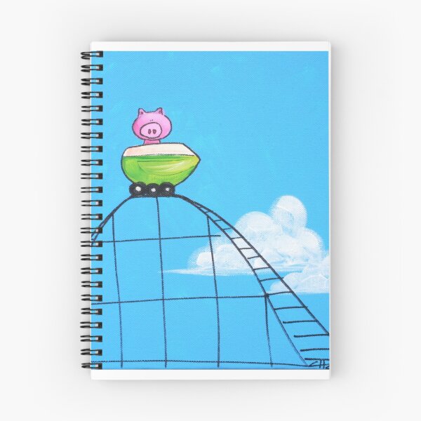 Item preview, Splatter Roller Coaster Pig designed and sold by SplatterBubble.