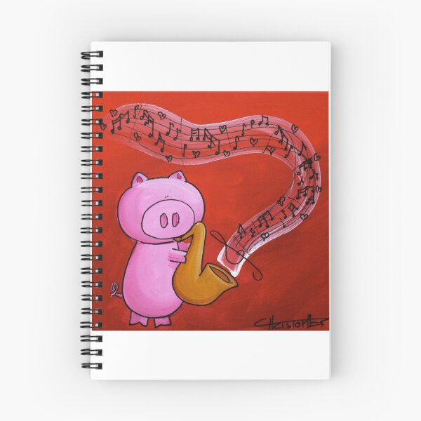 Item preview, Splatter Jazz Pig designed and sold by SplatterBubble.