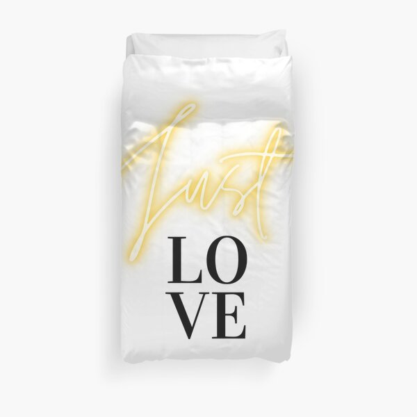 Just love, set your intention on love Duvet Cover