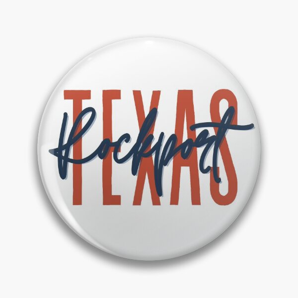 Item preview, Rockport Texas // Script Design // State Flag Colors designed and sold by KylieBeth Designs.
