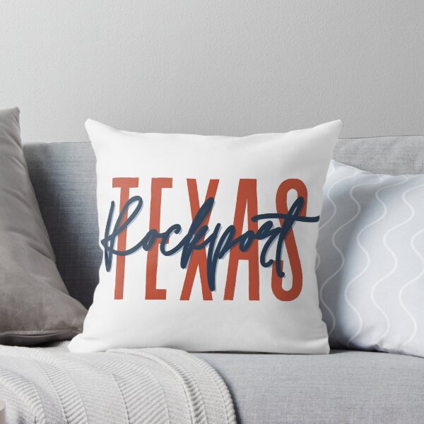 Item preview, Rockport Texas // Script Design // State Flag Colors designed and sold by KylieBeth Designs.