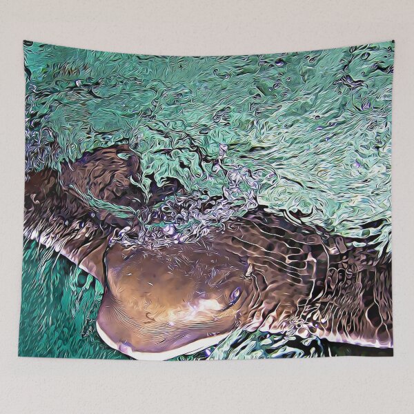 Item preview, Stingray Swimming designed and sold by PolarNightNomad.