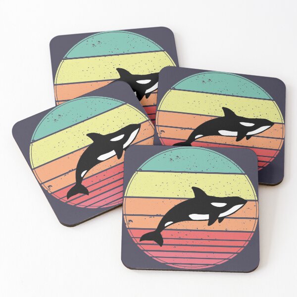 Item preview, Orca Vintage Retro Sunset designed and sold by faudeltn.