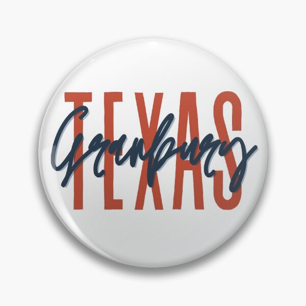 Item preview, Granbury Texas // Script Design // State Flag Colors designed and sold by KylieBeth Designs.