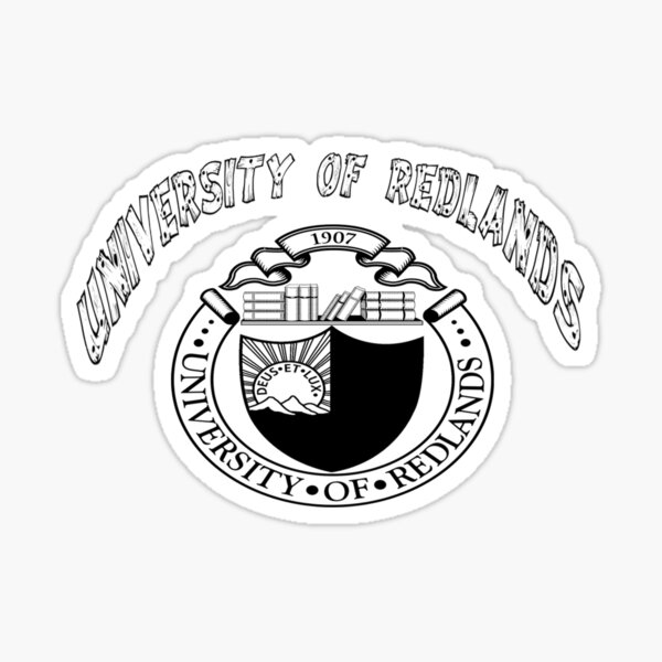 Logo California ca Bumper Scrapbook 4x4 inch Redlands City Seal Sticker 