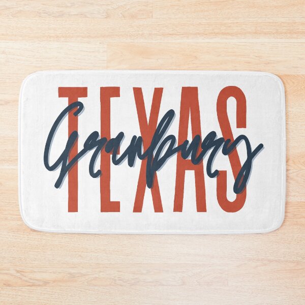 Item preview, Granbury Texas // Script Design // State Flag Colors designed and sold by KylieBeth Designs.