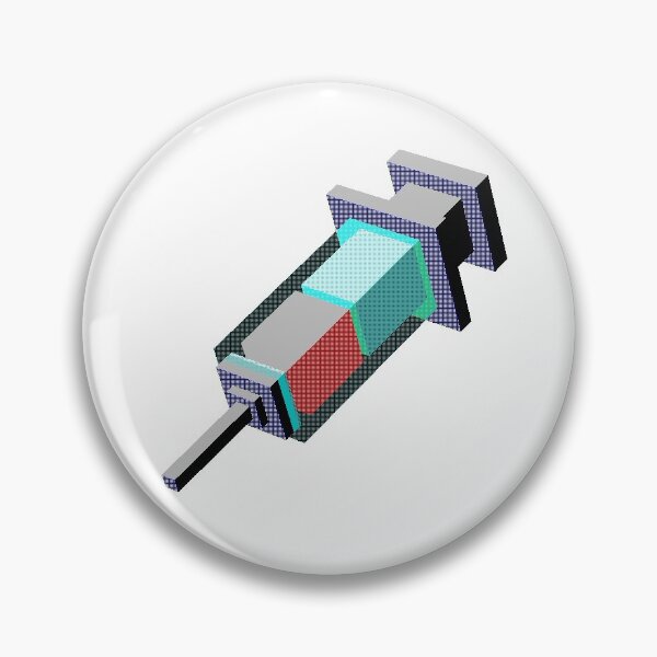 Item preview, Low Poly Syringe- Cool Cherry Flavor designed and sold by Bikespicy.
