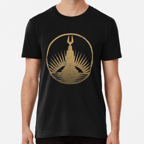 Bioshock Rapture Gold Faded Premium T-Shirt