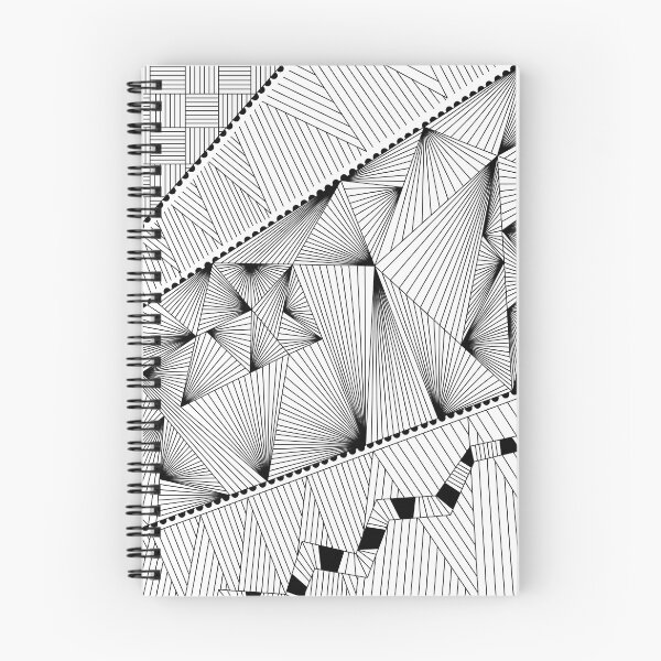 Item preview, Black and white zentangle doodles designed and sold by scarletmarlet.