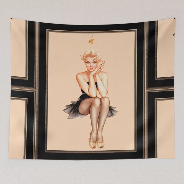 Item preview, Varga Girl Cover Art Alberto Vargas Pin-Up Girl Vintage Artwork designed and sold by Xzendor7 Digital Art Creations.