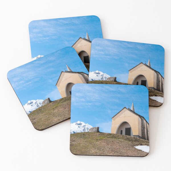 Item preview, Chapel high up in the mountains in the snow in the Italian Alps designed and sold by Michael Brewer.