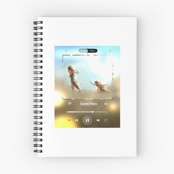Item preview, Jamil and Kalim Speechless YouTube Music Print designed and sold by JSDraws.
