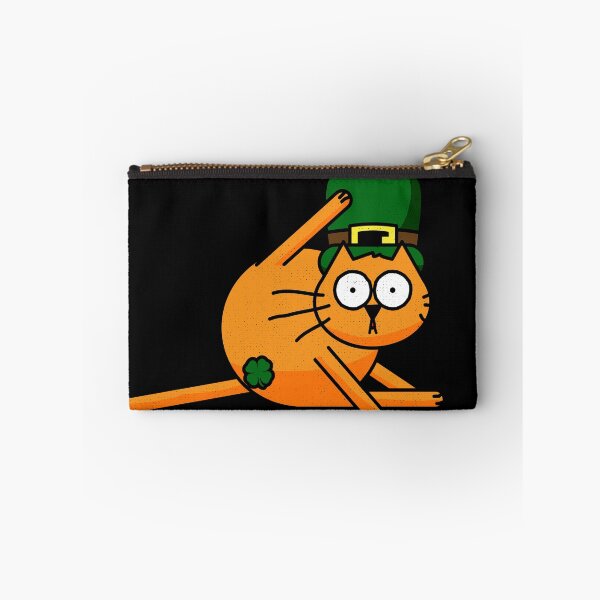 Item preview, St Patricks Day Cat Leprechaun Shamrock Censor designed and sold by d247.